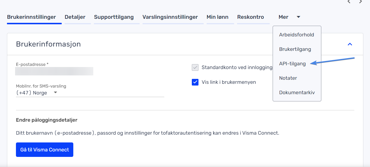 Tripletex – API-tilgang