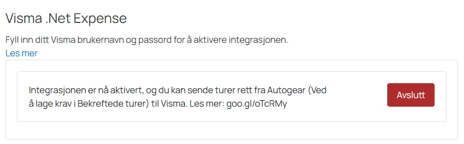 Visma – integrasjonen er opprettet